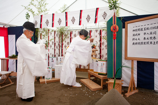 ヤマウチ廻館工場 地鎮祭