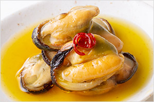 三陸産スモークムール貝のオリーブオイル漬（90g）