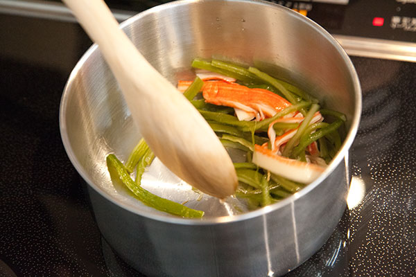 茎わかめの中華風スープレシピ3