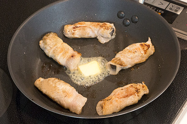 牡蠣ピクルスの豚肉巻きレシピ6