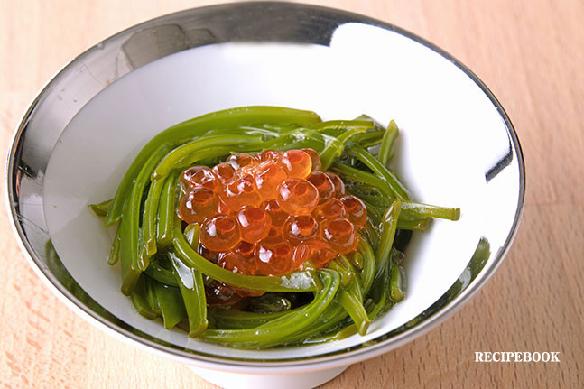 生めかぶ　いくら醤油漬