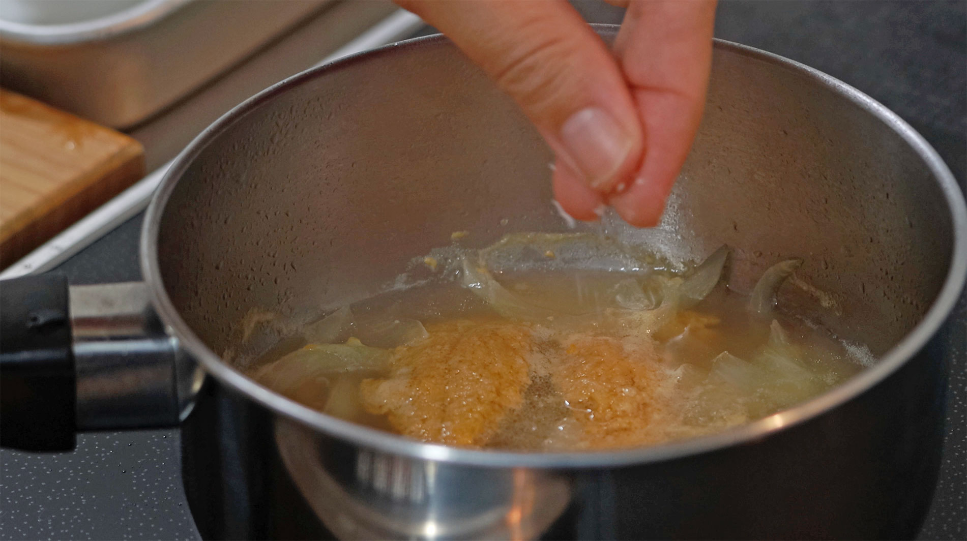 生うにと玉ねぎのうま煮レシピ3