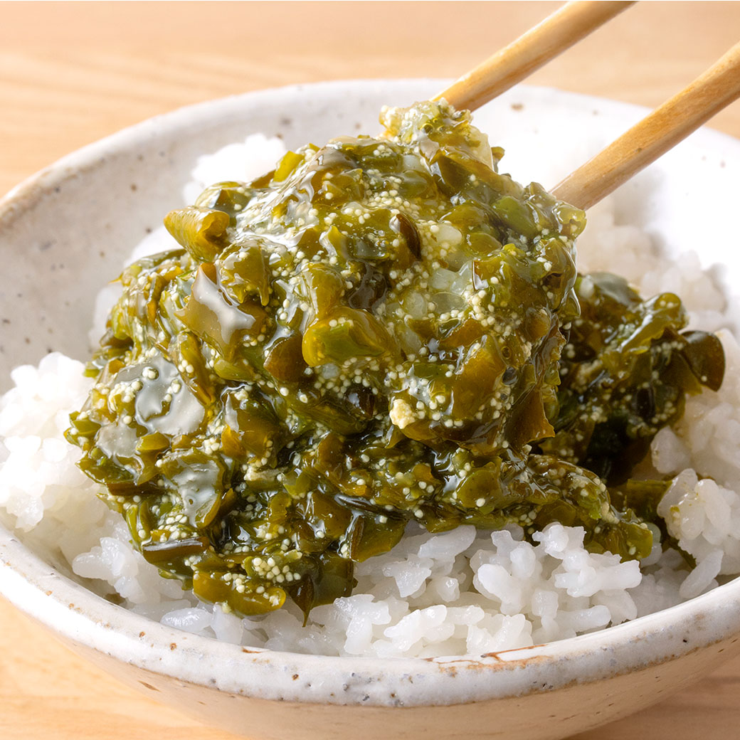 【子持ちめかぶ】高齢者のご飯のお供として最適だと思います